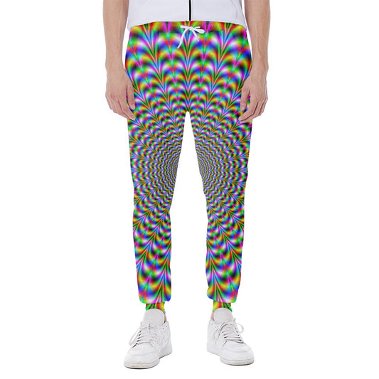 Psychedelic Web Optical Illusion Scuba Joggers