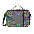 Psychedelic Web Optical Illusion Shoulder Strap Bible Bag