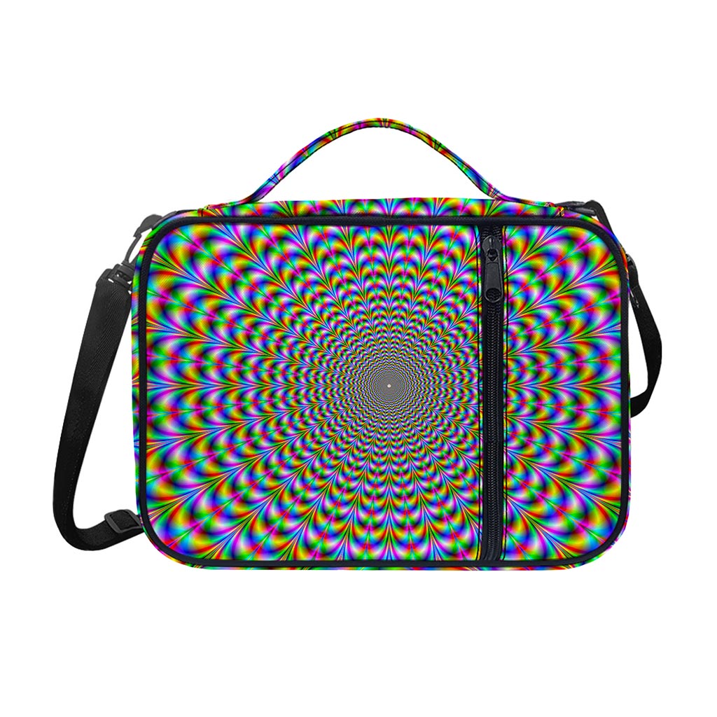 Psychedelic Web Optical Illusion Shoulder Strap Bible Bag