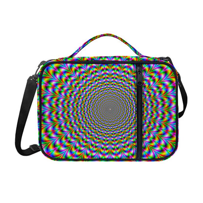 Psychedelic Web Optical Illusion Shoulder Strap Bible Bag