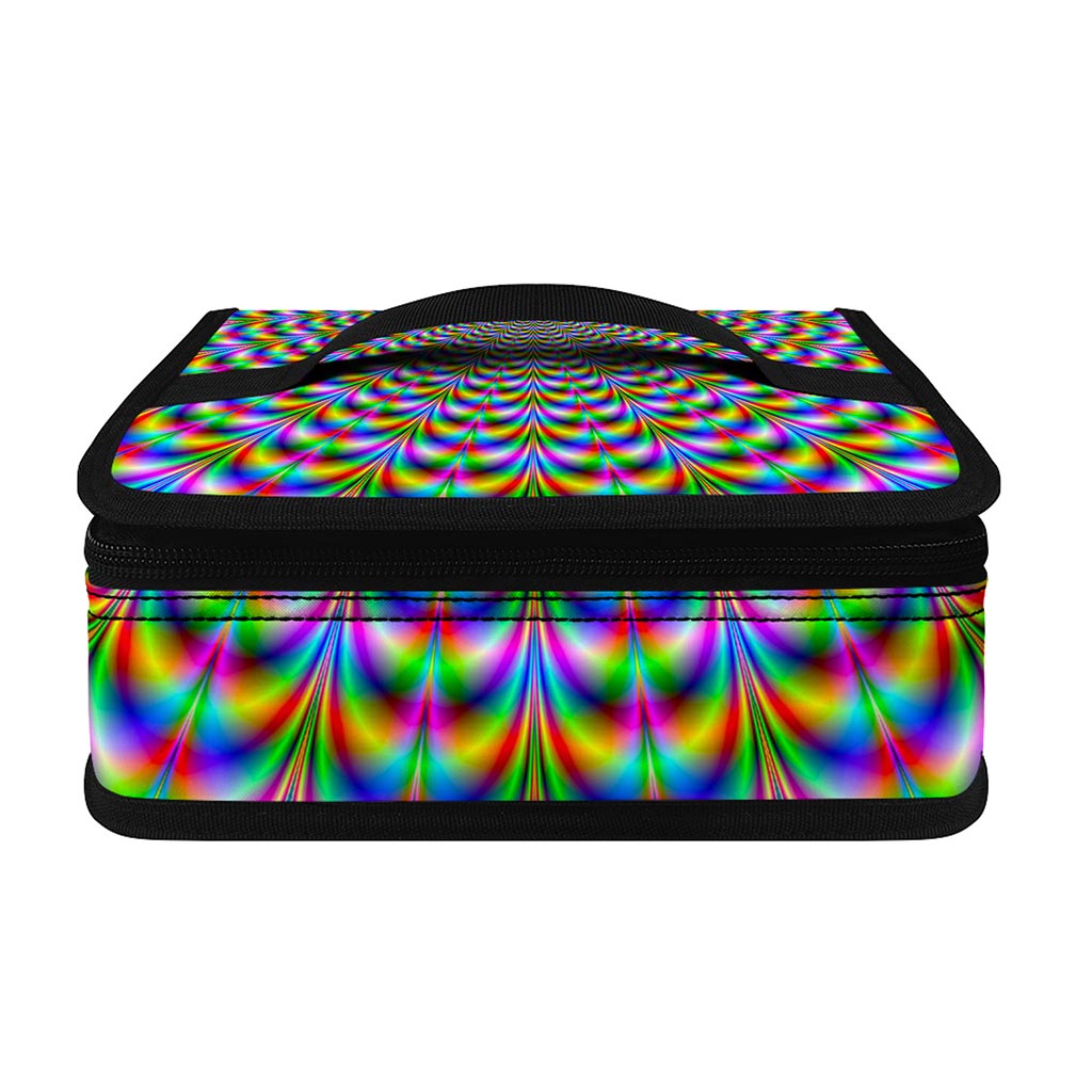 Psychedelic Web Optical Illusion Small Lunch Bag