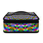 Psychedelic Web Optical Illusion Small Lunch Bag