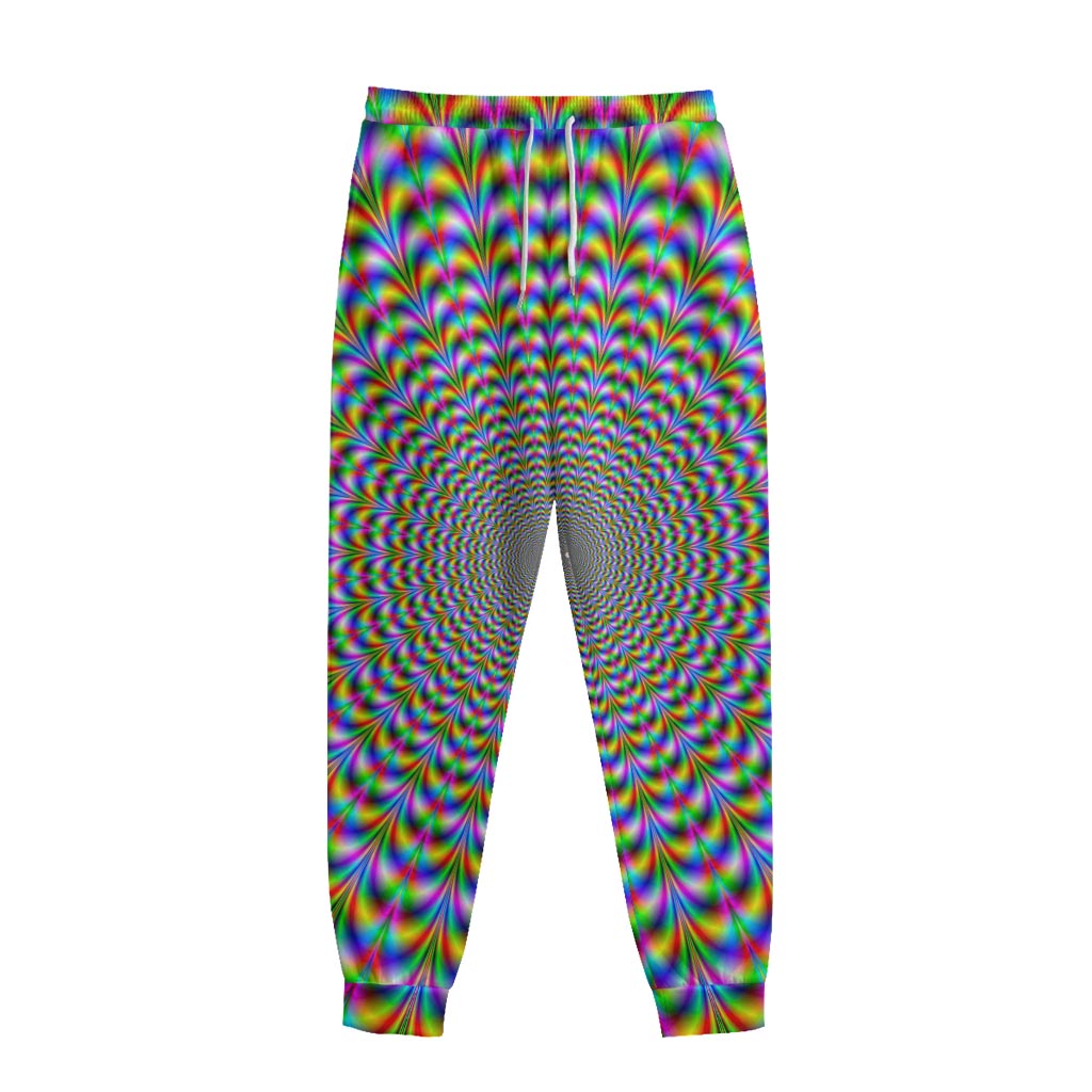 Psychedelic Web Optical Illusion Sweatpants