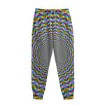 Psychedelic Web Optical Illusion Sweatpants