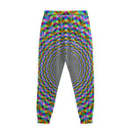 Psychedelic Web Optical Illusion Sweatpants