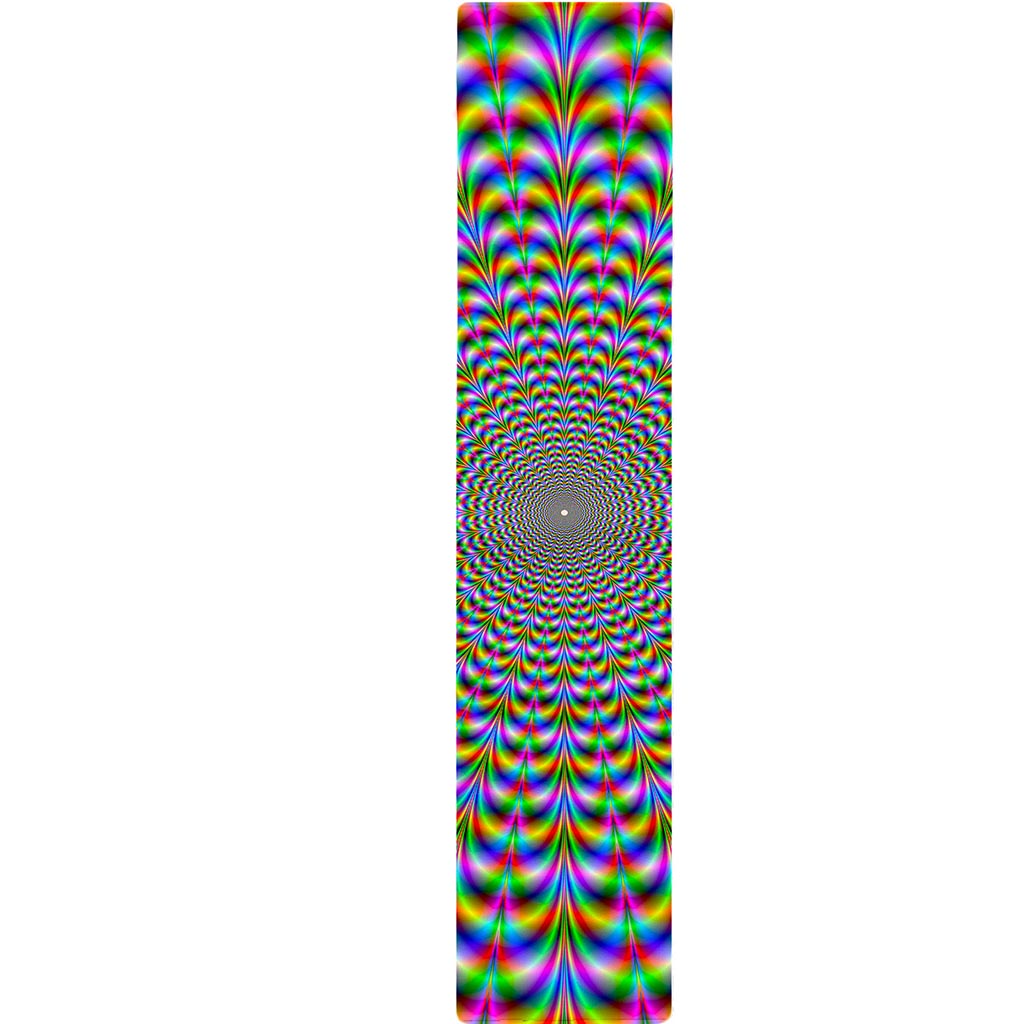 Psychedelic Web Optical Illusion Table Runner