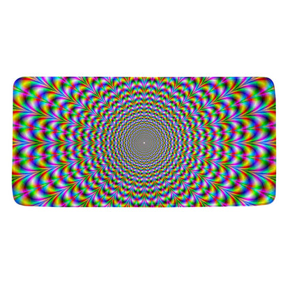 Psychedelic Web Optical Illusion Towel