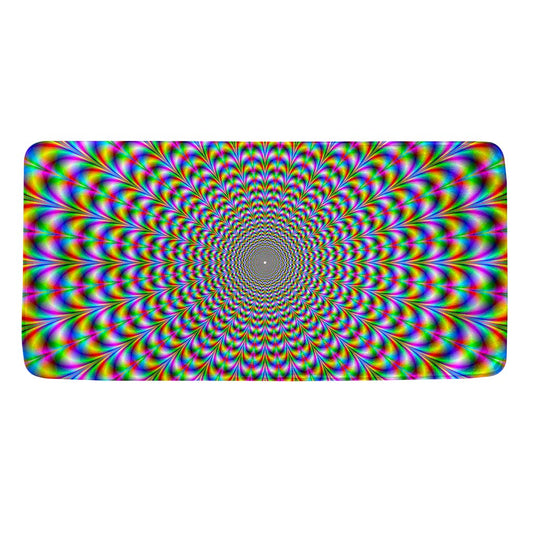 Psychedelic Web Optical Illusion Towel