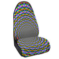 Psychedelic Web Optical Illusion Waterproof Car Seat Cover