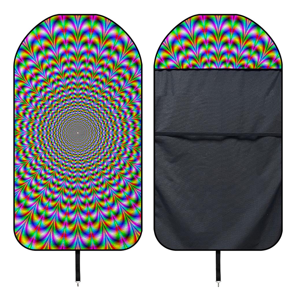 Psychedelic Web Optical Illusion Waterproof Car Seat Cover