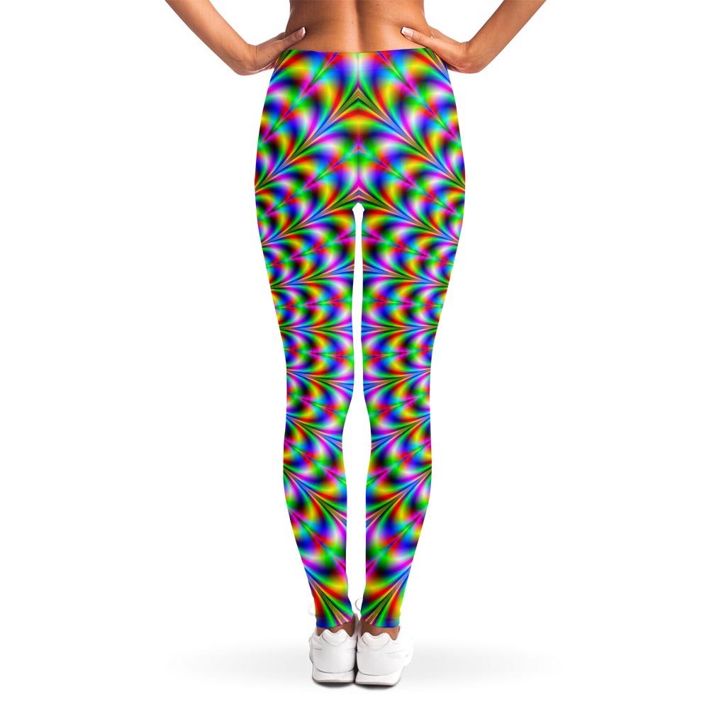 Psychedelic Web Optical Illusion Women's Leggings