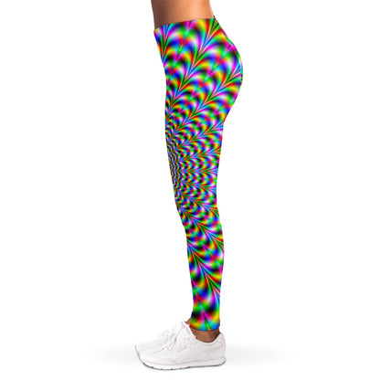 Psychedelic Web Optical Illusion Women's Leggings