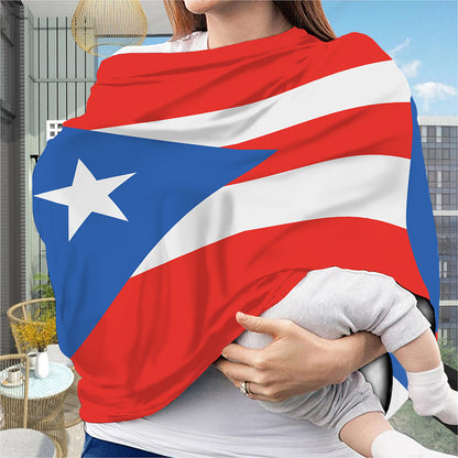 Puerto Rican Flag Print Baby Seat Cover