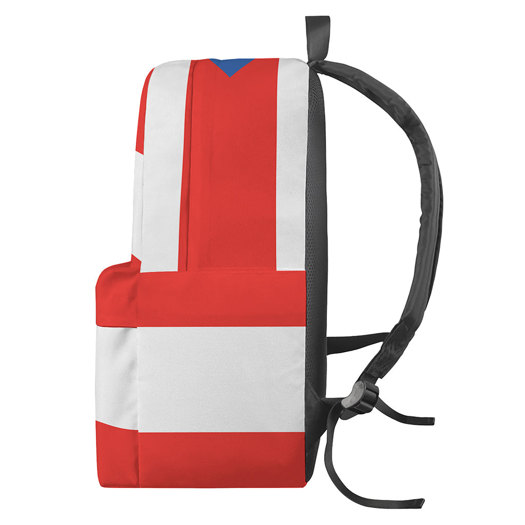 Puerto Rican Flag Print Backpack