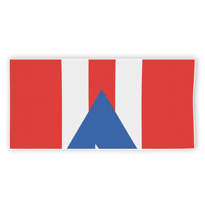 Puerto Rican Flag Print Beach Towel