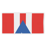 Puerto Rican Flag Print Beach Towel
