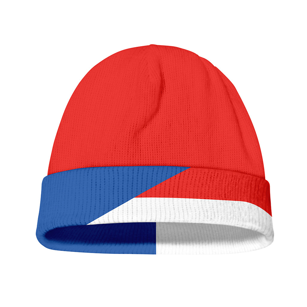 Puerto Rican Flag Print Beanie