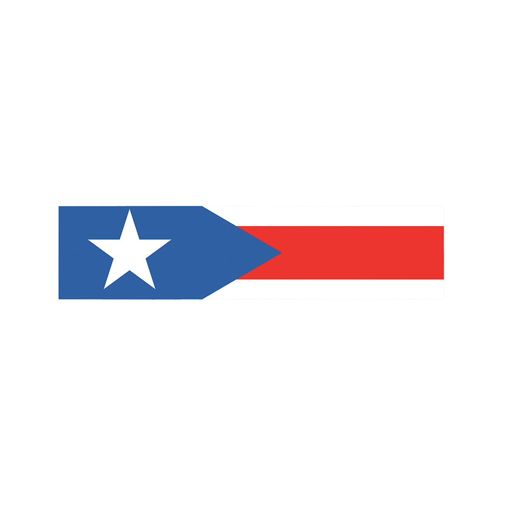Puerto Rican Flag Print Bed Runner