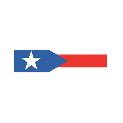 Puerto Rican Flag Print Bed Runner