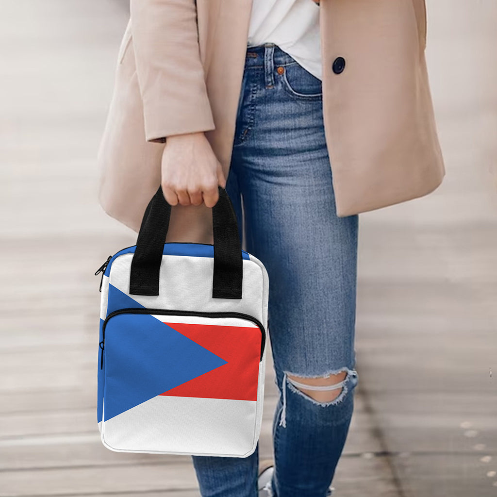 Puerto Rican Flag Print Bible Tote Bag
