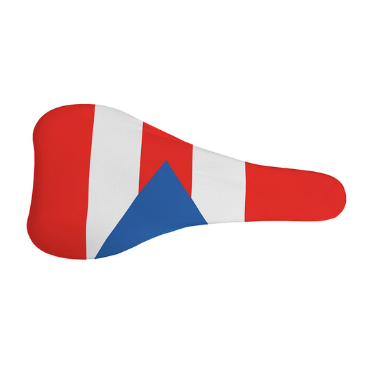 Puerto Rican Flag Print Bicycle Seat Cover