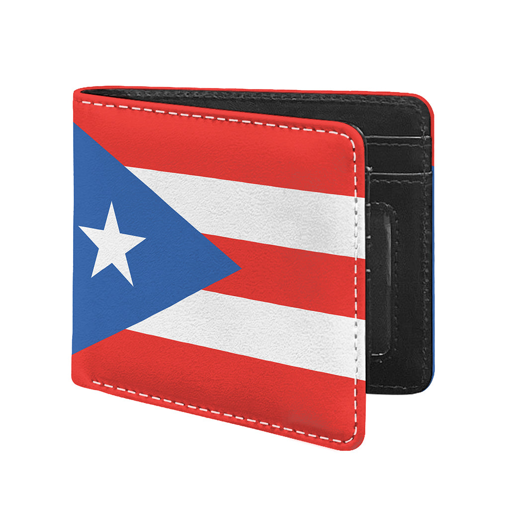Puerto Rican Flag Print Bifold Wallet