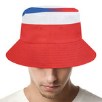 Puerto Rican Flag Print Bucket Hat