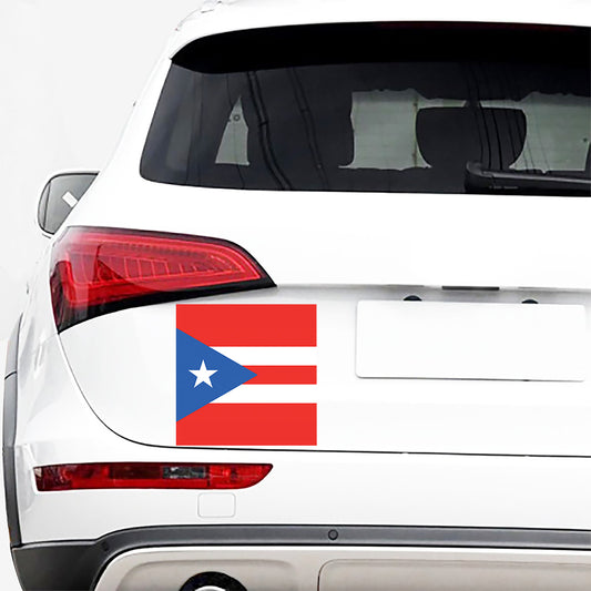Puerto Rican Flag Print Car Sticker