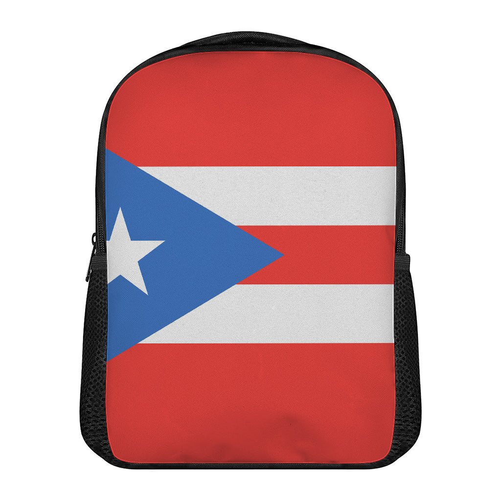 Puerto Rican Flag Print Casual Backpack