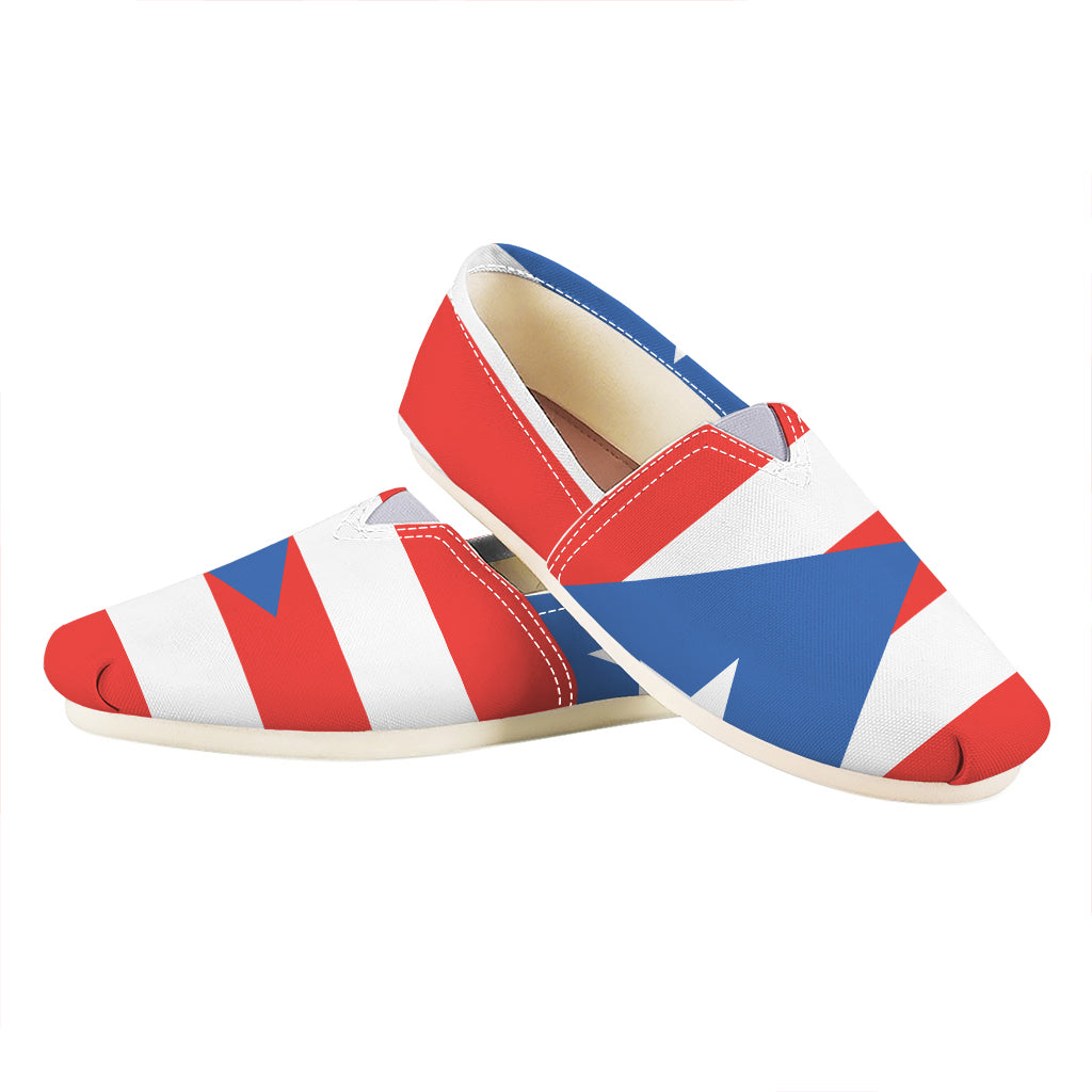 Puerto Rican Flag Print Casual Shoes