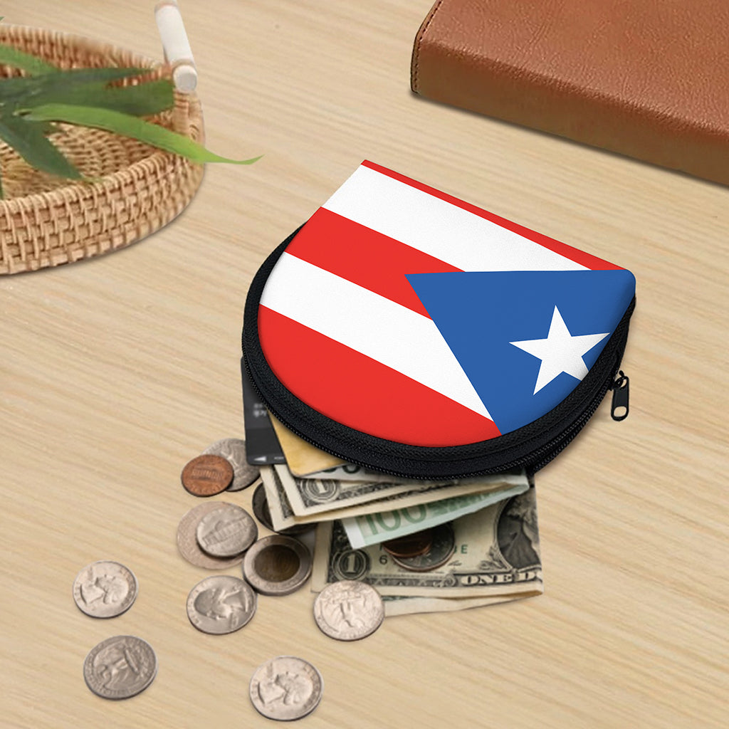 Puerto Rican Flag Print Coin Purse