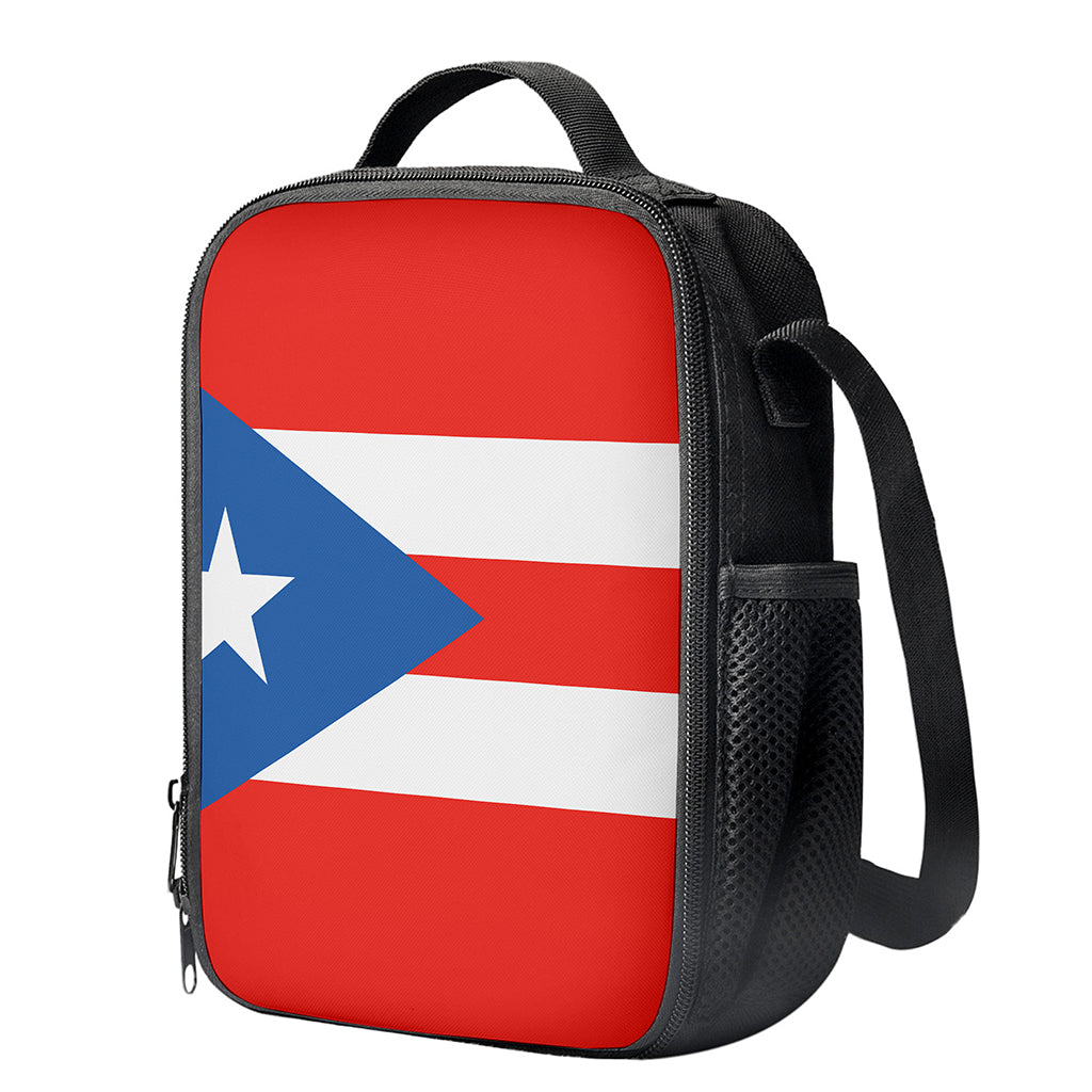 Puerto Rican Flag Print Crossbody Lunch Bag