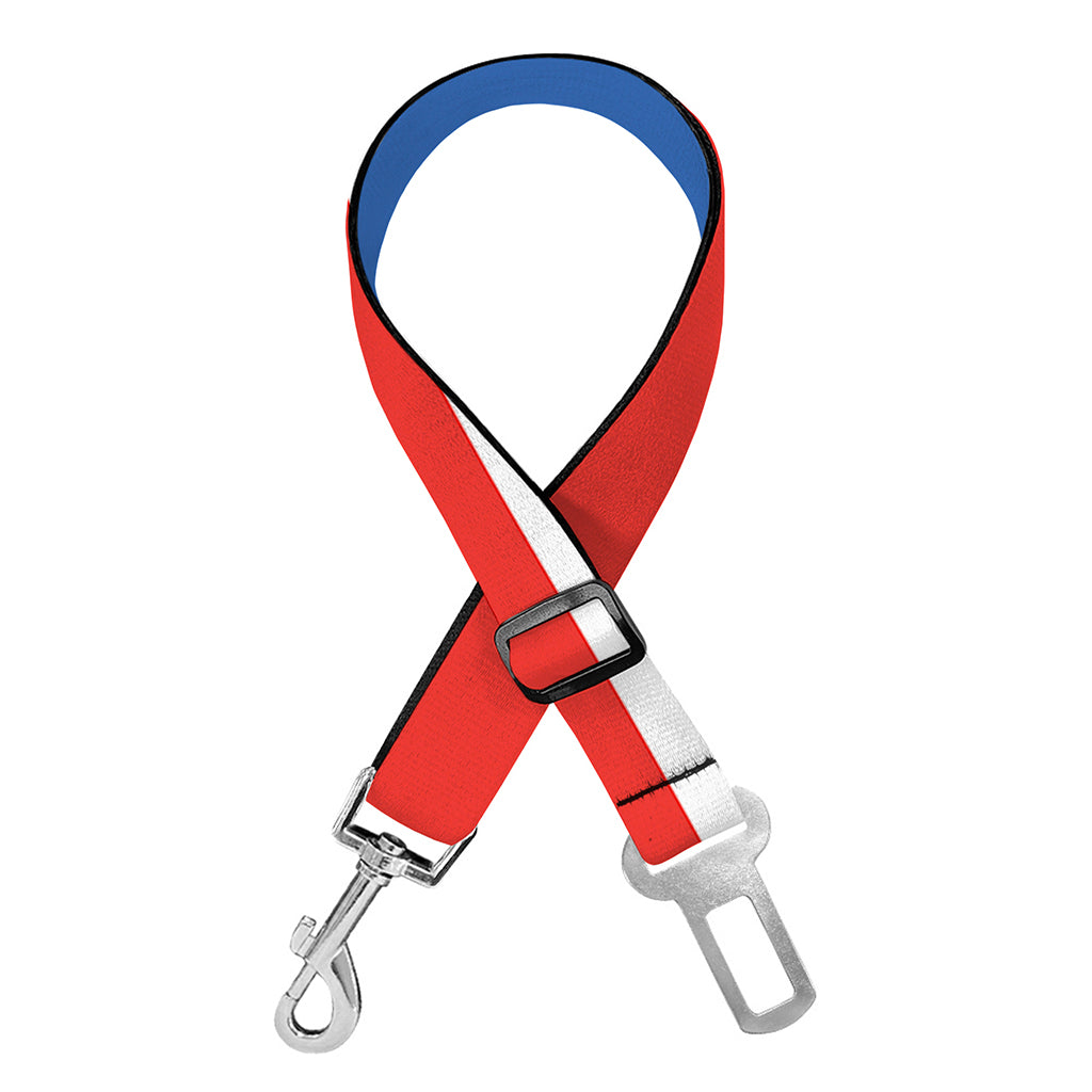 Puerto Rican Flag Print Dog Seat Belt