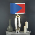 Puerto Rican Flag Print Drum Lamp Shade