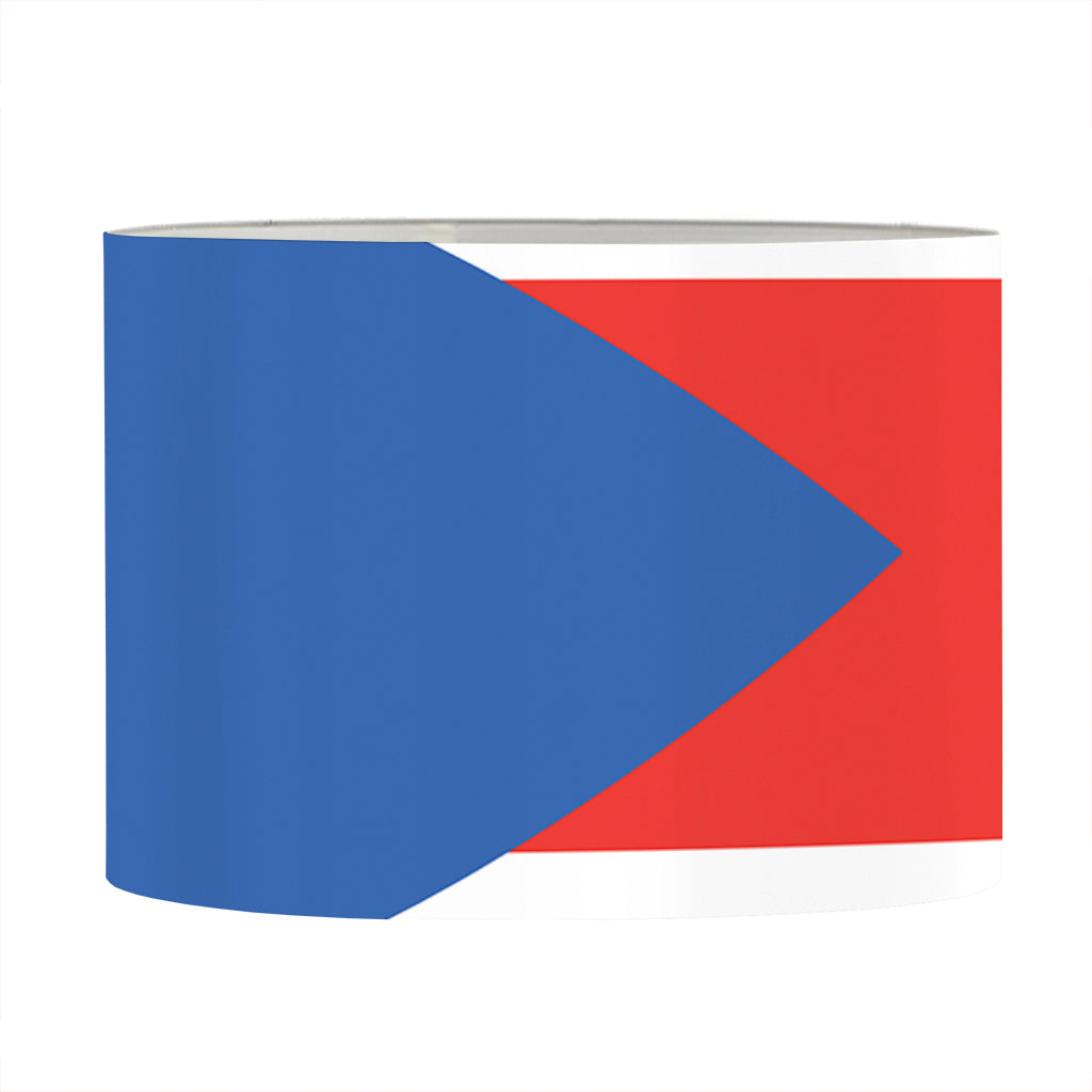 Puerto Rican Flag Print Drum Lamp Shade