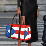 Puerto Rican Flag Print Duffle Bag