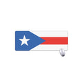 Puerto Rican Flag Print Extended Mouse Pad