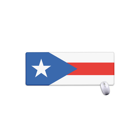 Puerto Rican Flag Print Extended Mouse Pad