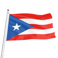 Puerto Rican Flag Print Flag