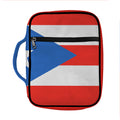 Puerto Rican Flag Print Front Pocket Bible Bag