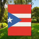 Puerto Rican Flag Print Garden Flag