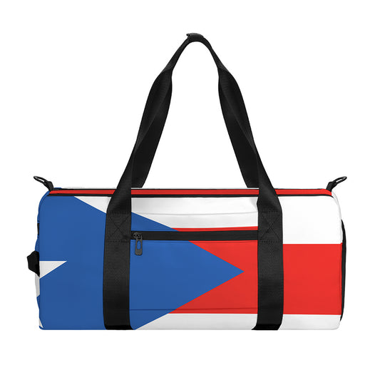 Puerto Rican Flag Print Gym Bag