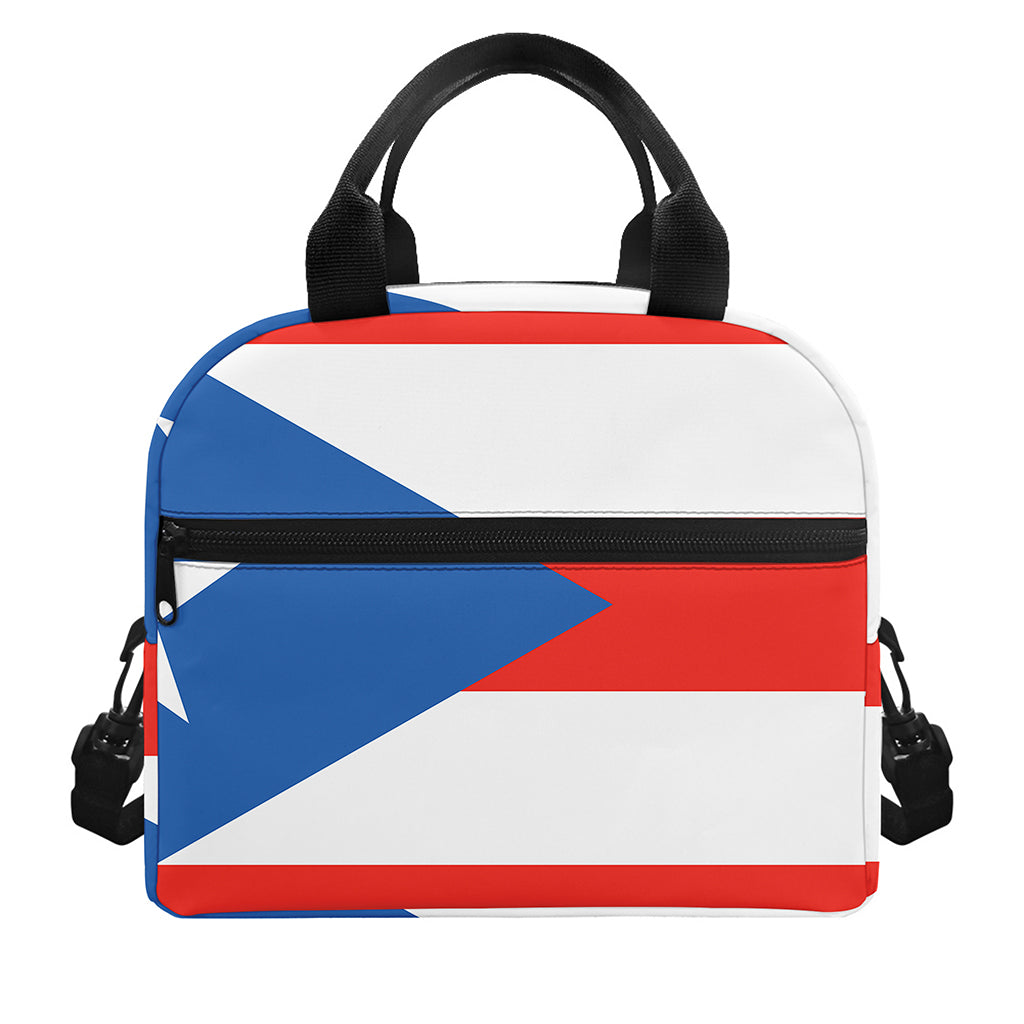 Puerto Rican Flag Print Insulated Lunch Bag