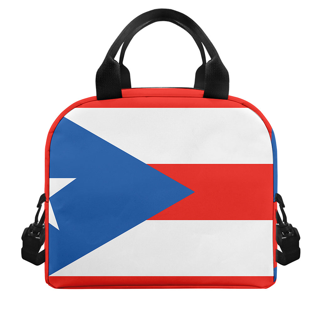 Puerto Rican Flag Print Insulated Lunch Bag