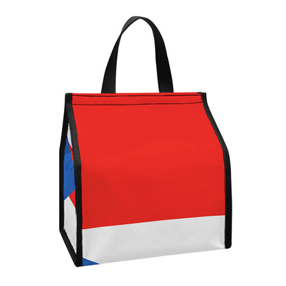 Puerto Rican Flag Print Insulated Lunch Tote