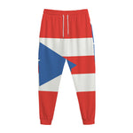 Puerto Rican Flag Print Jogger Pants