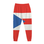 Puerto Rican Flag Print Jogger Pants