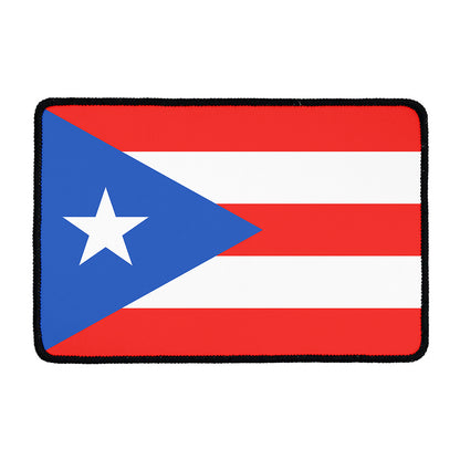 Puerto Rican Flag Print Kitchen Mat