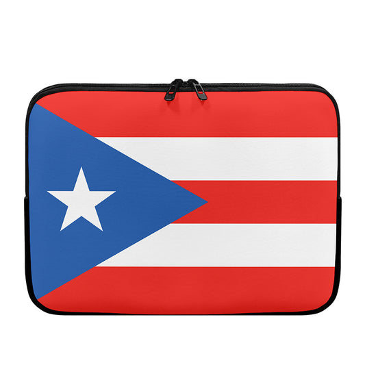 Puerto Rican Flag Print Laptop Sleeve