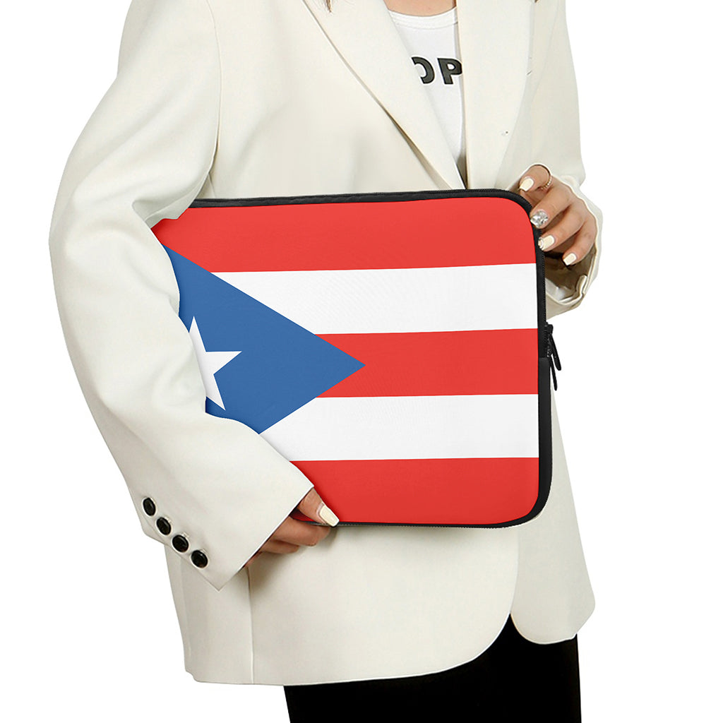 Puerto Rican Flag Print Laptop Sleeve